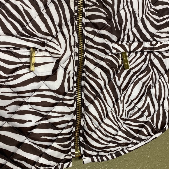 MICHAEL KORS Zebra Puffer Vest - Picture 6 of 11